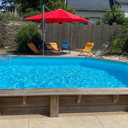 Maison De Campagne Spacieuse Avec Piscine Privee Et Jardin Clos - Fr-1-306-1114 Pannecé